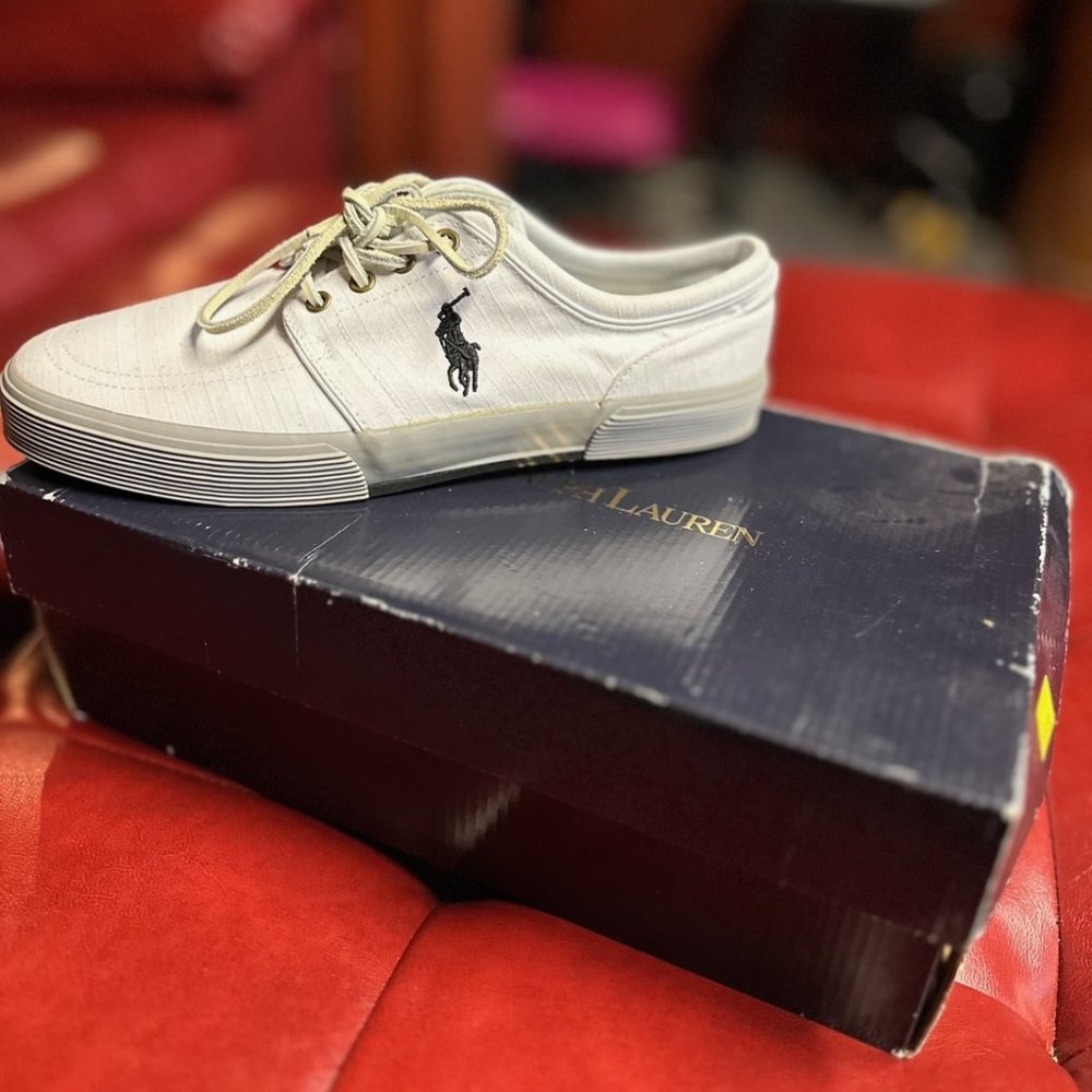 Ralph Lauren Low Top - Cream